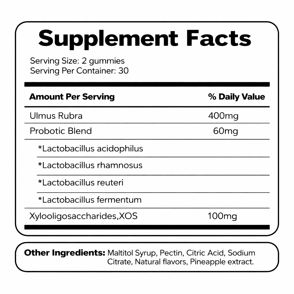 Probiotic PH balance gummies